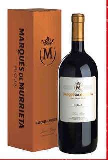 Vino rosso Marqués de Murrieta  en caja de cartón (Magnum)